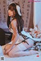 Coser @ 过期 米线 线 喵: 旗袍 白色 (22 photos)